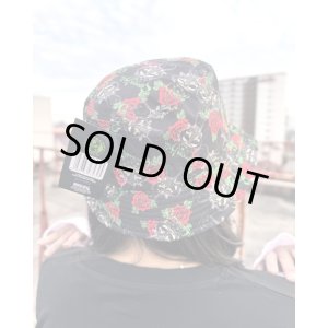 画像5: ラスト1枚で終了 CYPRESS HILL / Skull & Roses Pattern バケットハット BLACK