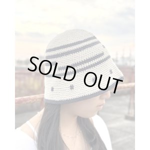 画像3: 送料無料 minos / Crochet バケットハット BEIGE