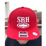 送料無料 SRH / Decades of defiance スナップバックキャップ RED