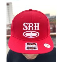 送料無料 SRH / Decades of defiance スナップバックキャップ RED