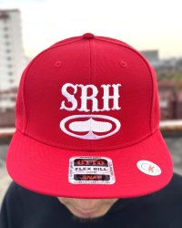 送料無料 SRH / Decades of defiance スナップバックキャップ RED