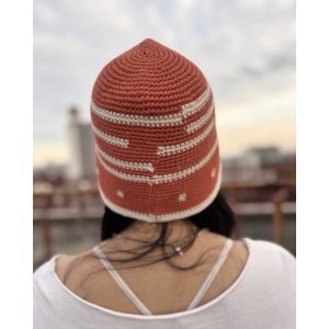 画像5: 送料無料 minos / Crochet バケットハット CORAL