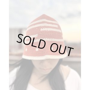 画像3: 送料無料 minos / Crochet バケットハット CORAL