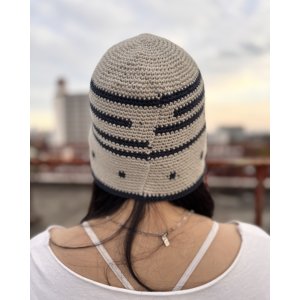 画像5: 送料無料 minos / Crochet バケットハット BEIGE