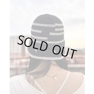 画像5: 送料無料 minos / Crochet バケットハット BLACK