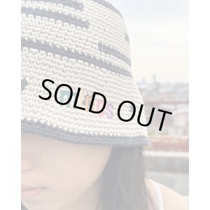 画像2: 送料無料 minos / Crochet バケットハット BEIGE