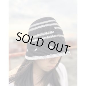 画像4: 送料無料 minos / Crochet バケットハット BLACK