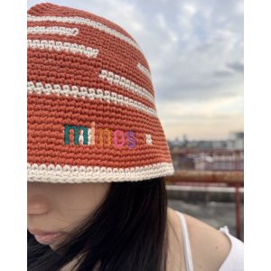 画像2: 送料無料 minos / Crochet バケットハット CORAL