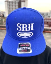 送料無料 SRH / Decades of defiance スナップバックキャップ BLUE