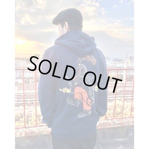 画像4: 送料無料 Lサイズラスト1枚で終了 BLINK-182 / Roger Rabbit プルオーバーパーカー NAVY