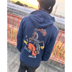 画像5: 送料無料 BLINK-182 / Roger Rabbit プルオーバーパーカー NAVY