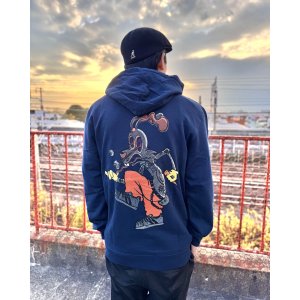 画像3: 送料無料 BLINK-182 / Roger Rabbit プルオーバーパーカー NAVY