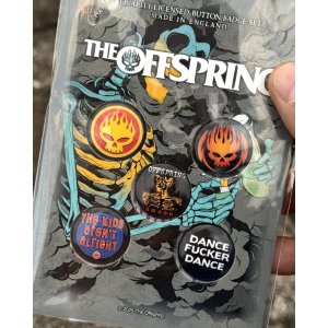 画像2: THE OFFSPRING / "SKELETON MOLOTOV" BUTTON バッジセット 5個入り
