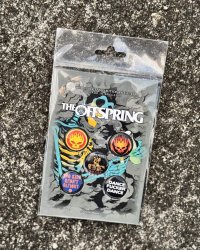THE OFFSPRING / "SKELETON MOLOTOV" BUTTON バッジセット 5個入り