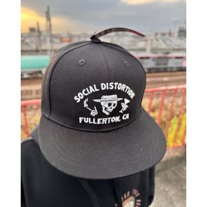 画像4: SOCIAL DISTORTION / Fullerton Skelly スナップバックキャップ BLACK