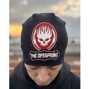 画像2: THE OFFSPRING / Skull Logo JD Print ニットキャップ BLACK