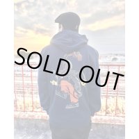 送料無料 Lサイズラスト1枚で終了 BLINK-182 / Roger Rabbit プルオーバーパーカー NAVY