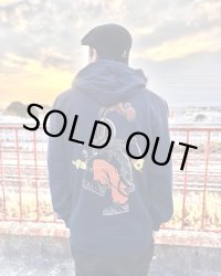 送料無料 Lサイズラスト1枚で終了 BLINK-182 / Roger Rabbit プルオーバーパーカー NAVY