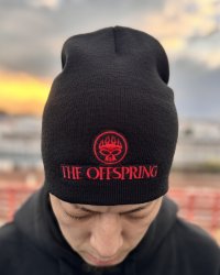 THE OFFSPRING / SKULL LOGO ニットキャップ BLACK