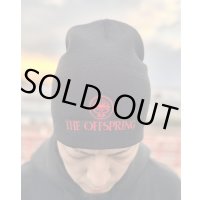 THE OFFSPRING / SKULL LOGO ニットキャップ BLACK