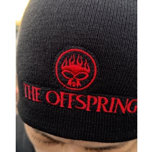 画像2: THE OFFSPRING / SKULL LOGO ニットキャップ BLACK
