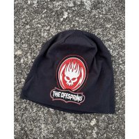 THE OFFSPRING / Skull Logo JD Print ニットキャップ BLACK