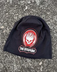 THE OFFSPRING / Skull Logo JD Print ニットキャップ BLACK