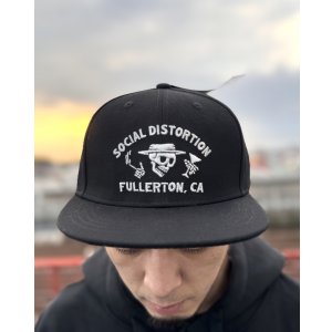 画像2: SOCIAL DISTORTION / Fullerton Skelly スナップバックキャップ BLACK
