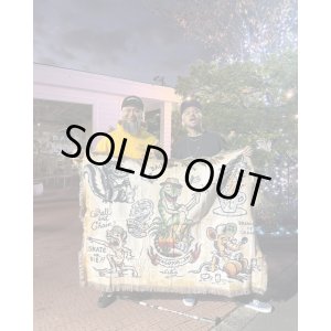 画像1: 再々生産決定 最後の1枚で終了 2次予約注文受付中 送料無料 スペシャルアイテム OPIE ORTIZ x BALL&CHAIN Special Collaboration TATTOO FLASH CLOTH