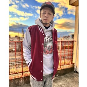 画像3: 送料無料 SLIPKNOT / 9-Point Star ジャケット MAROON / GREY