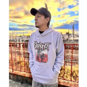 画像1: 送料無料 SLIPKNOT / Self Titled プルオーバーパーカー GREY