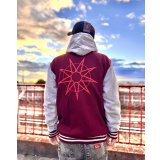 送料無料 SLIPKNOT / 9-Point Star ジャケット MAROON / GREY