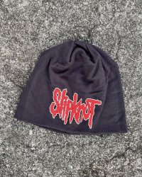 SLIPKNOT / Logo JD Print ニットキャップ BLACK