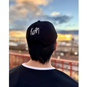 画像6: KORN / Oval Logo ベースボールキャップ BLACK