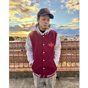 画像5: 送料無料 SLIPKNOT / 9-Point Star ジャケット MAROON / GREY