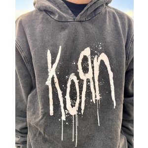 画像4: 送料無料 KORN / Still A Freak プルオーバーパーカー CHARCOAL GREY