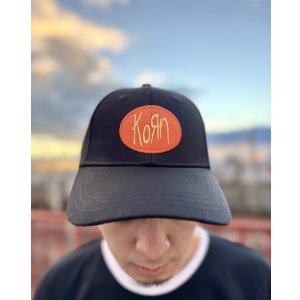 画像4: KORN / Oval Logo ベースボールキャップ BLACK