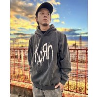送料無料 KORN / Still A Freak プルオーバーパーカー CHARCOAL GREY