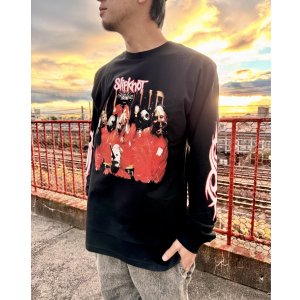 画像1: 送料無料 SLIPKNOT / Spit It Out 長袖Tシャツ BLACK