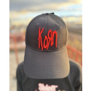 画像1: KORN / Logo ベースボールキャップ BLACK