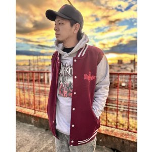 画像4: 送料無料 SLIPKNOT / 9-Point Star ジャケット MAROON / GREY