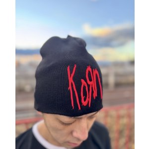画像4: KORN / Logo ニットキャップ BLACK
