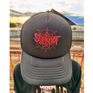 画像1: SLIPKNOT / Logo メッシュキャップ BLACK