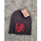 KORN / Logo ニットキャップ BLACK