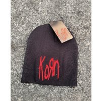 KORN / Logo ニットキャップ BLACK