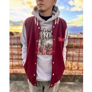 画像2: 送料無料 SLIPKNOT / 9-Point Star ジャケット MAROON / GREY