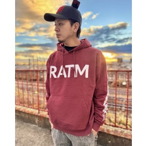 画像2: 送料無料 RAGE AGAINST THE MACHINE / Battle 99 プルオーバーパーカー MAROON