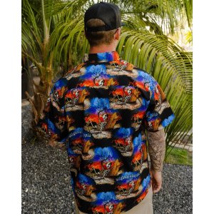 画像2: カリフォルニア買付アイテム 送料無料 SLIGHTLY STOOPID x DIXXON FLANNEL CO / Closer to the sun コラボ半袖シャツ