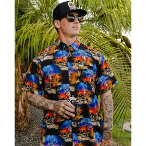 画像3: カリフォルニア買付アイテム 送料無料 SLIGHTLY STOOPID x DIXXON FLANNEL CO / Closer to the sun コラボ半袖シャツ