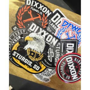 画像5: DIXXON FLANNEL CO / DIMEBAG STICKER PACK 10枚入り